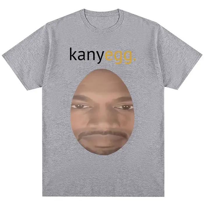 T-shirt en coton unisexe pour hommes et femmes, style streetwear décontracté, humoristique et créatif, inspiré du hip hop, kanye west, meme, oke yegg, pour toutes les occasions