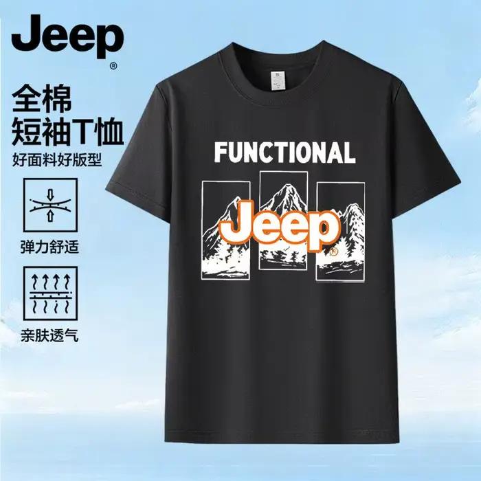 T-shirt d'été JEEP, 100% coton pur