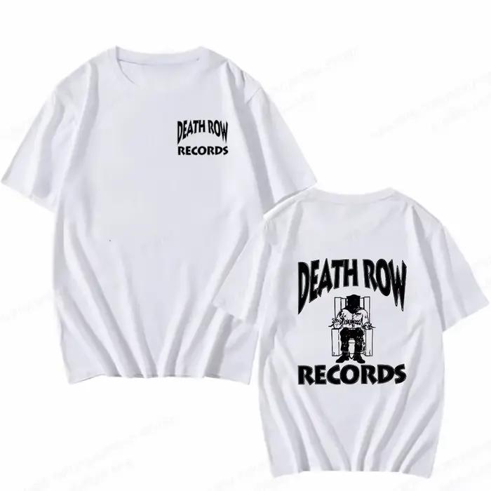 Death Row Records t-shirt hommes mode T-Shirts coton