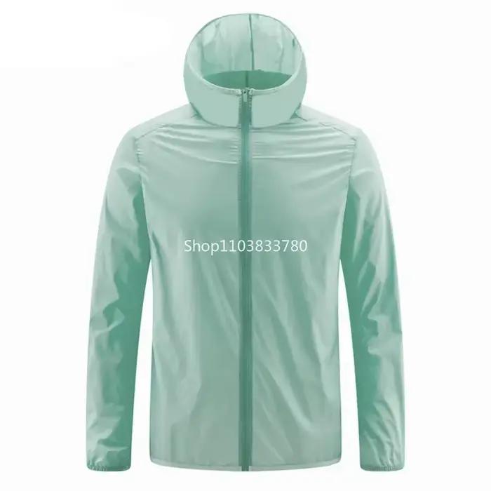 Veste de protection solaire à capuche pour homme