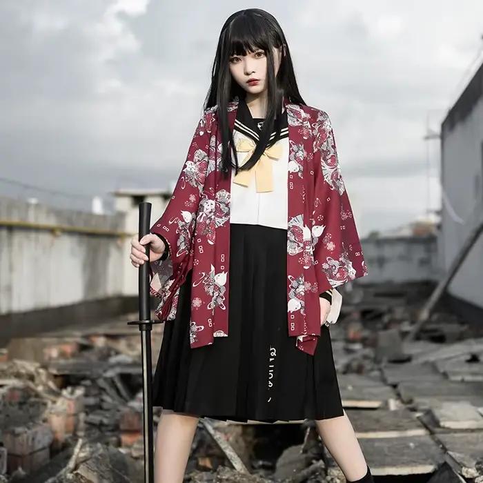 Manteau Lolita style universitaire japonais