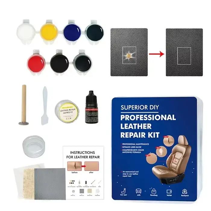 Kit de réparation du cuir liquide de voiture