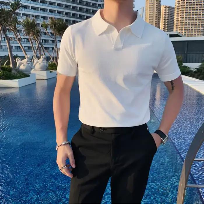Polo de luxe léger pour hommes