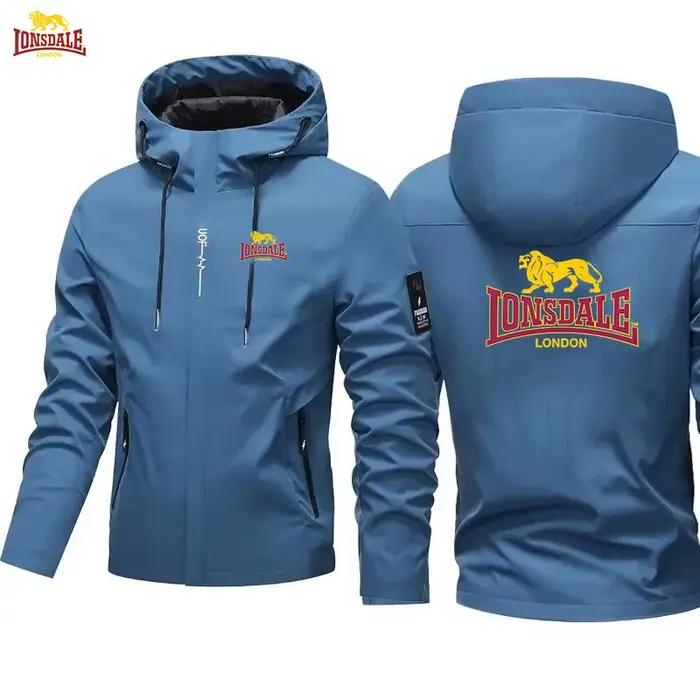 Veste décontractée pour homme printemps/automne 2026 coupe ample fermeture éclair manches longues avec poches style R