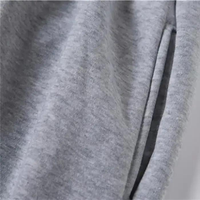 Sweat-shirt à capuche doux et pantalon de survêtement polyester polaire pour hommes, style casual hip-hop, pour le sport et les sorties printanières et automnales