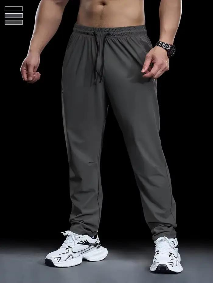 Pantalons de survêtement hommes été automne ample droit sport américain course pantalon d'entraînement décontracté séchage rapide salle de sport Fitness pantalon pour homme et femme occasions spéciales activité physique