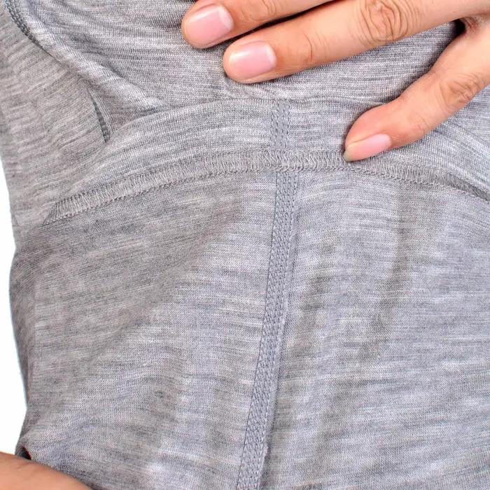T-shirt manches courtes en laine mérinos pour homme