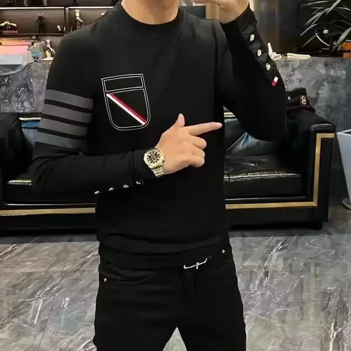 Sweatshirt homme drôle Emo T-shirt tendance mode XL pour jogging occasions décontractées