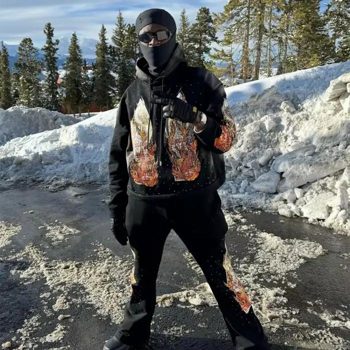 Sweat à capuche unisexe en coton 100%, haute qualité, style streetwear hip-hop, noir, gris, brun, pour hommes et femmes, occasions quotidiennes et spéciales