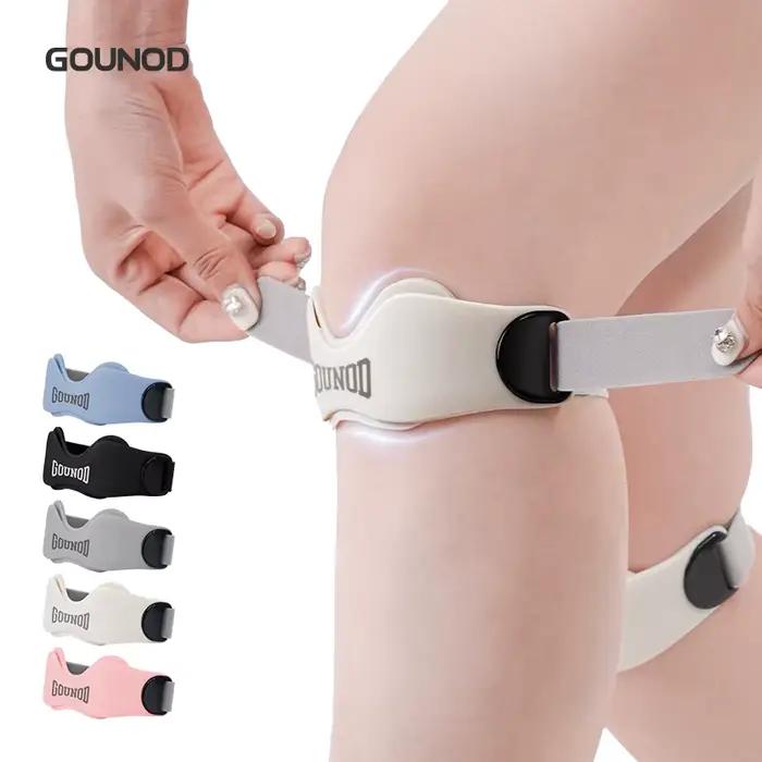 1PC/2PC Gounod – Support de genou professionnel réglable et durable pour la course, le cyclisme, le basketball, l'entraînement et les activités de fitness en extérieur