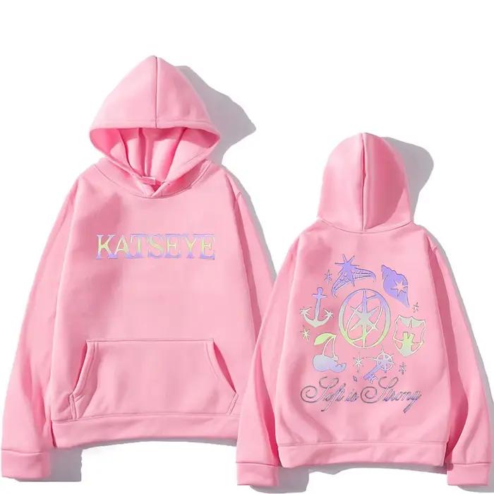 Katseye mode sweat à capuche hommes femmes 2025 surdimensionné à manches longues vêtements pulls décontractés vintage