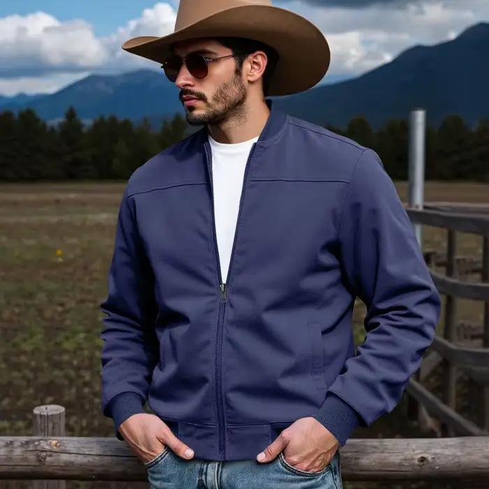 Veste en daim américain pour hommes