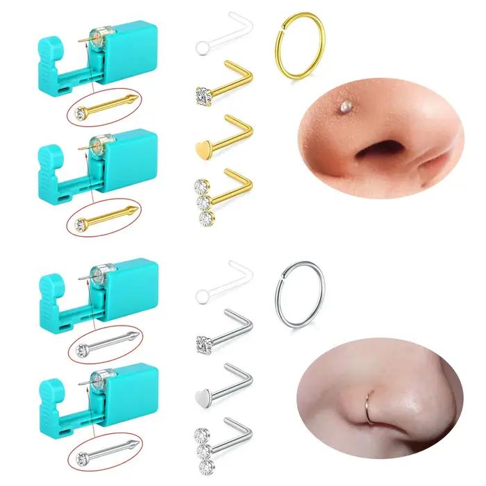 Kit de perçage de nez 7 pièces