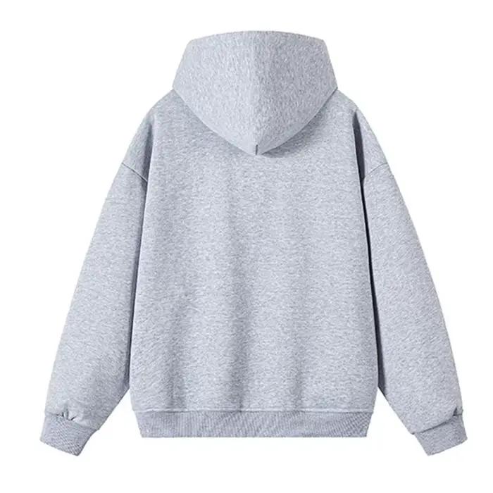 Sweat à capuche FAVOCENT homme coton polyester solide design décontracté pour activités outdoor et quotidiennes