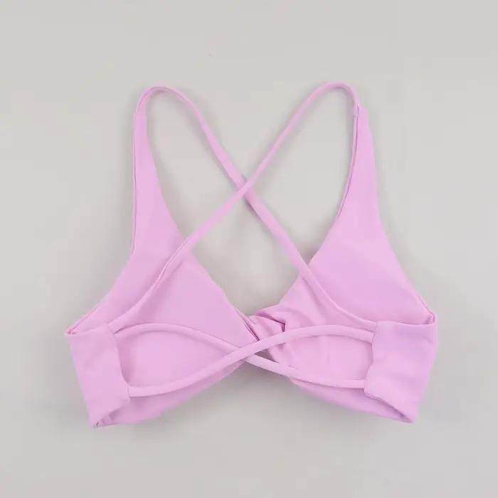 Soutien-gorge de sport sexy à fines bretelles