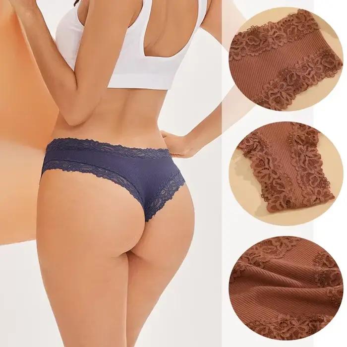 Sous-vêtements brésiliens en coton pour femmes