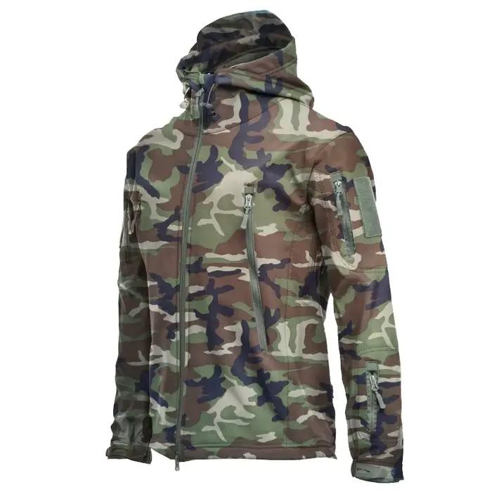 Veste tactique militaire Palace Life en polyester robuste pour hommes, fournie avec capuche, résistante aux intempéries et polyvalente pour les quatre saisons, idéale pour les voyages et les aventures en extérieur