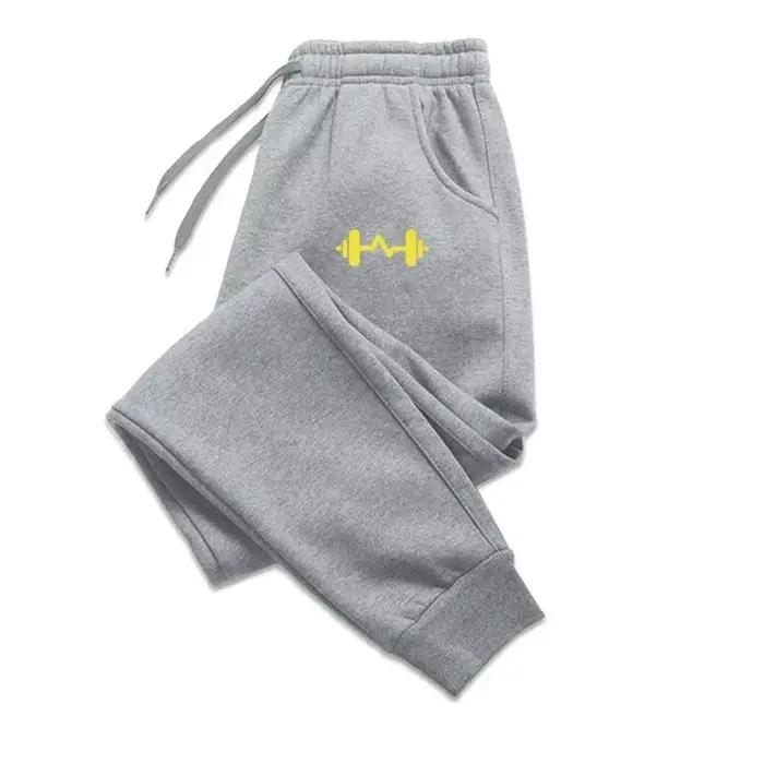 Pantalon de survêtement imprimé Barbell Smile pour hommes