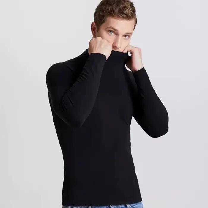 Sous-vêtements thermiques hauts hommes vêtements d'hiver chemise thermique automne