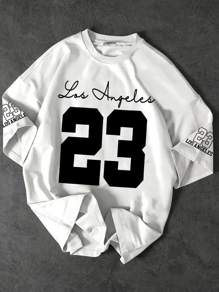 T-shirt imprimé basketball Los Angeles 23 pour homme