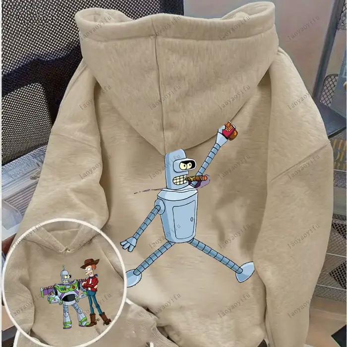 Futurama sweat à capuche drôle Robots hommes