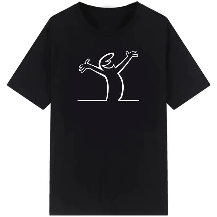 T-shirts Happy Fashion S-5XL La Linea The Line Osvaldo Cavandoli TV Style Homme Streetwear Tee Col Rond Hauts Décontractés Camisetas