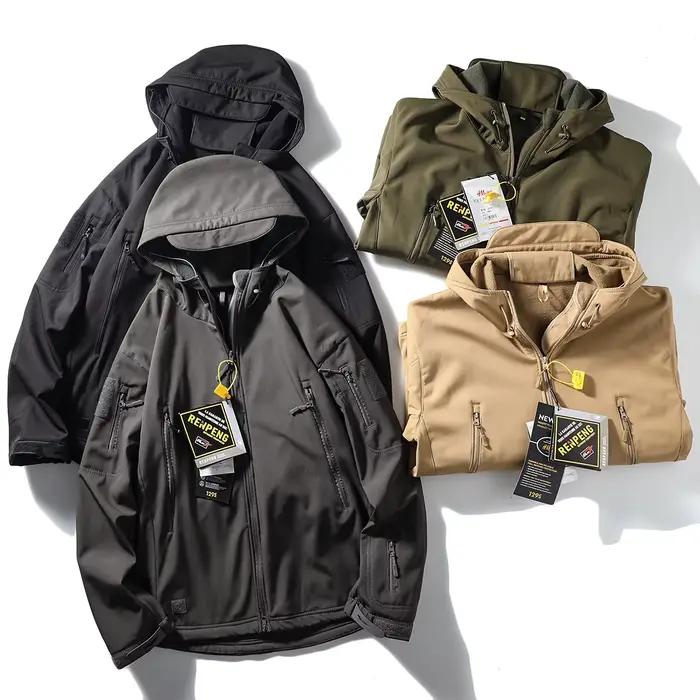 ARC nouvelle veste tempête Sports de plein air Camping alpinisme mode hommes Plus cachemire coupe-vent imperméable
