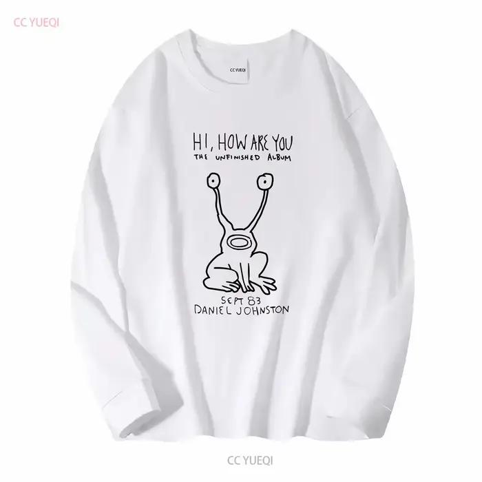 Vintage Daniel Hi comment vous êtes Johnston t-shirt homme coton doux design imprimé col rond pour joggers et amoureux des vêtements rétro