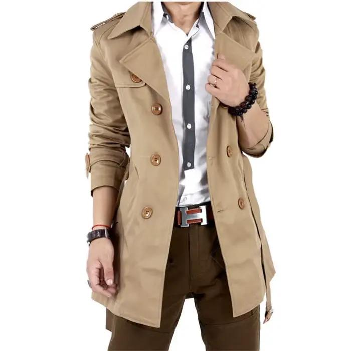 Veste coupe-vent Vintage noir kaki pour homme