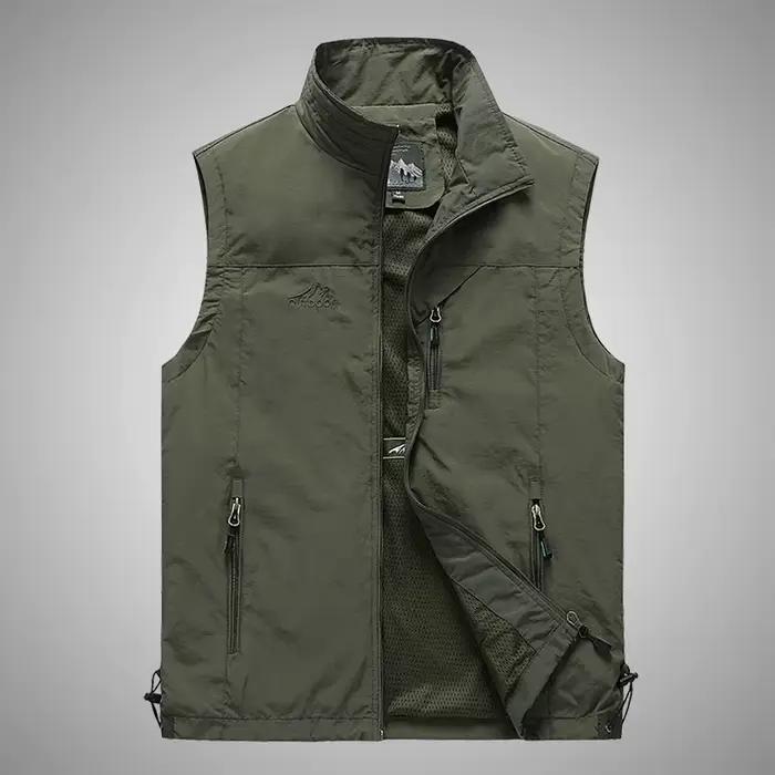 Gilet de travail tendance été brodé