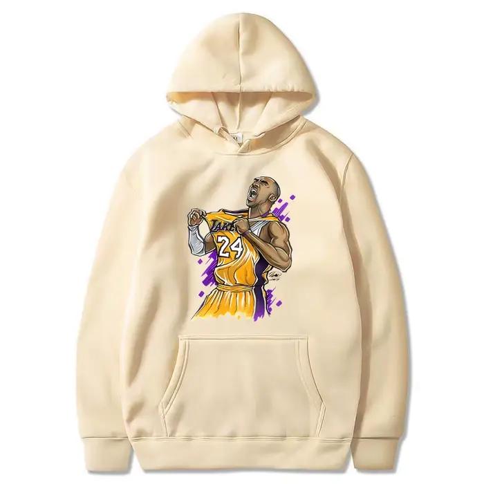 Sweat-shirt imprimé Lakers Kobe Bryant pour hommes et femmes, à manches longues, décontracté, classique, simple, cool, vêtements de sport tendance