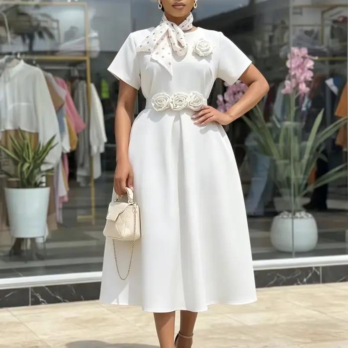 Robe plissée élégante pour femme