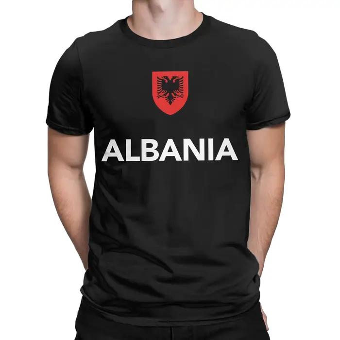 T-shirt Albanie Albanais pour Hommes et Femmes 100% Coton