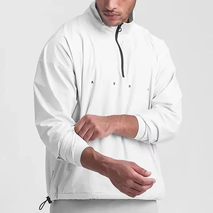 Sweat à capuche zippé homme ASRV veste de sport fitness décontracté streetwear vêtement d'extérieur pour l'automne et le printemps