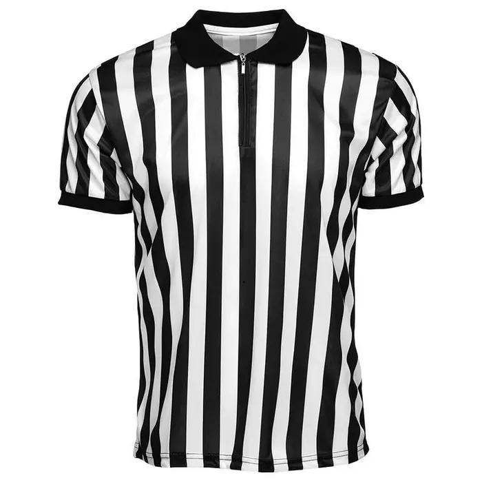 Chemise d'arbitre rayée pour hommes