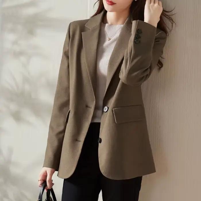 Veste pour femmes vêtements longs tenues d'automne