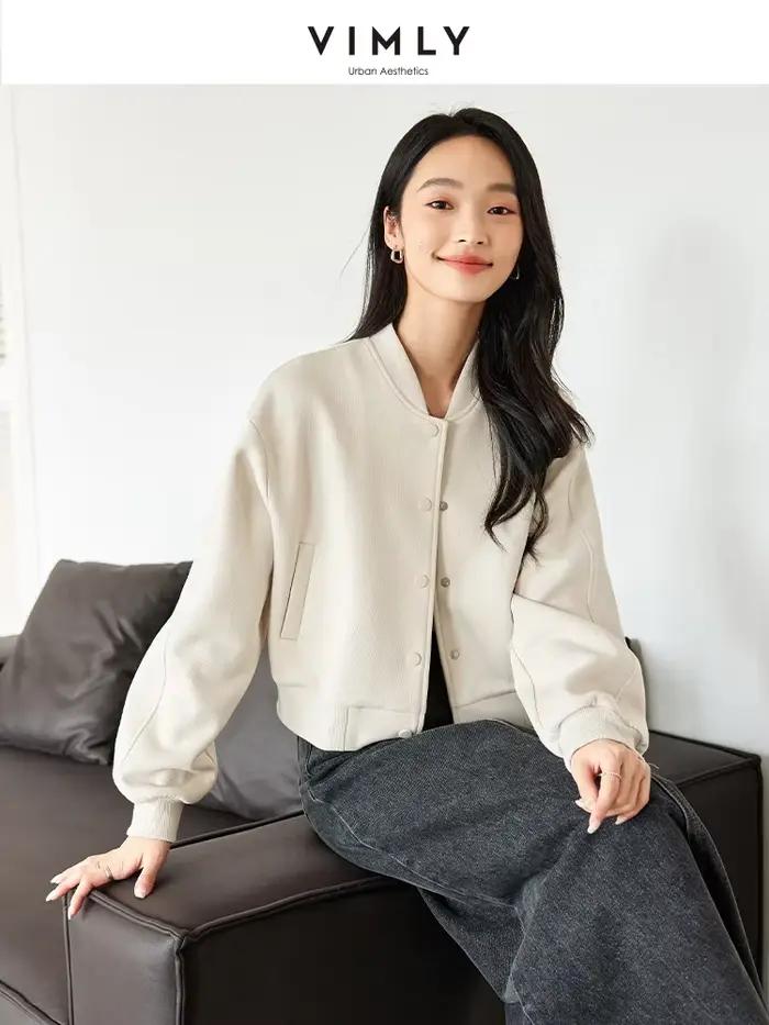 Veste de baseball courte pour femme VIMLY
