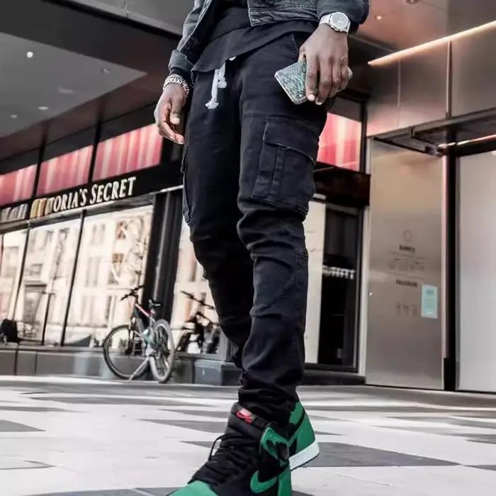 Jeans en denim élastique pour hommes