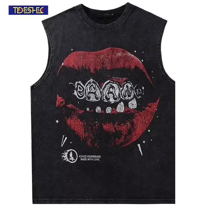 T-shirt surdimensionné en fibre de coton vintage avec motif imprimé Jules