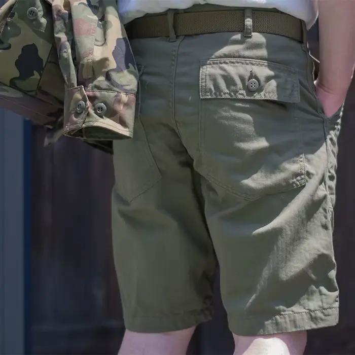 2025 Vintage OG107 short vert olive HBT camouflage vêtements militaire été coton pantalons courts cargo décontracté tactique pour hommes