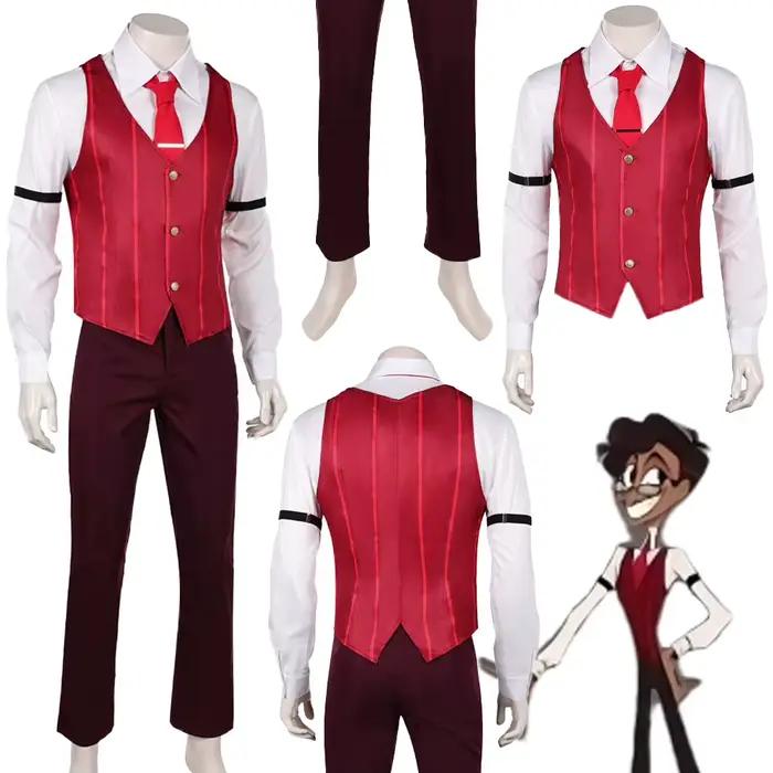 Fantasia humaine Alastor Cosplay vêtements 2025 TV enfer Inn Disfraz Costume adulte hommes fantaisie Halloween carnaval fête vêtements