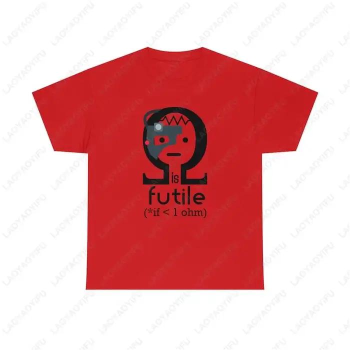La résistance est futile si moins de 1 Ohm T-shirt classique électricité Borg Star Trek professeur académique