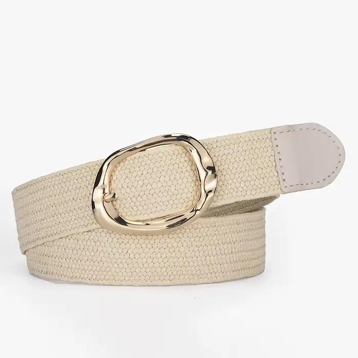 Ceinture Bohème Femme Design Simple Accessoires Polyester Métal Boucle Ardillon Rétro Gothique