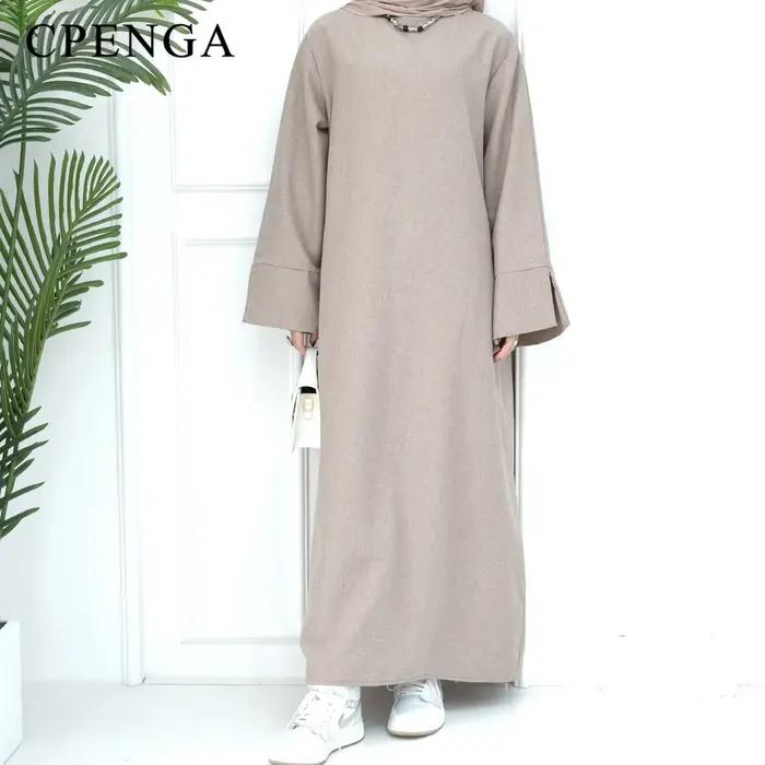 Abaya de dubaï pour femmes musulmanes