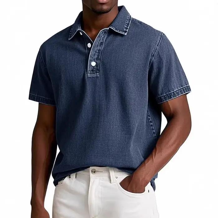Polo Vintage à manches courtes pour hommes