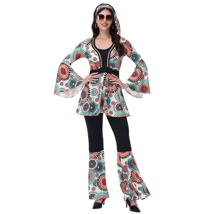 Costumes Hippie pour Couples Disco de fête d'halloween