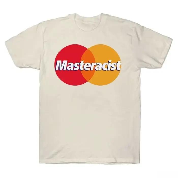 T-shirt Masteracist Funny Meme pour hommes et femmes, hauts à manches courtes