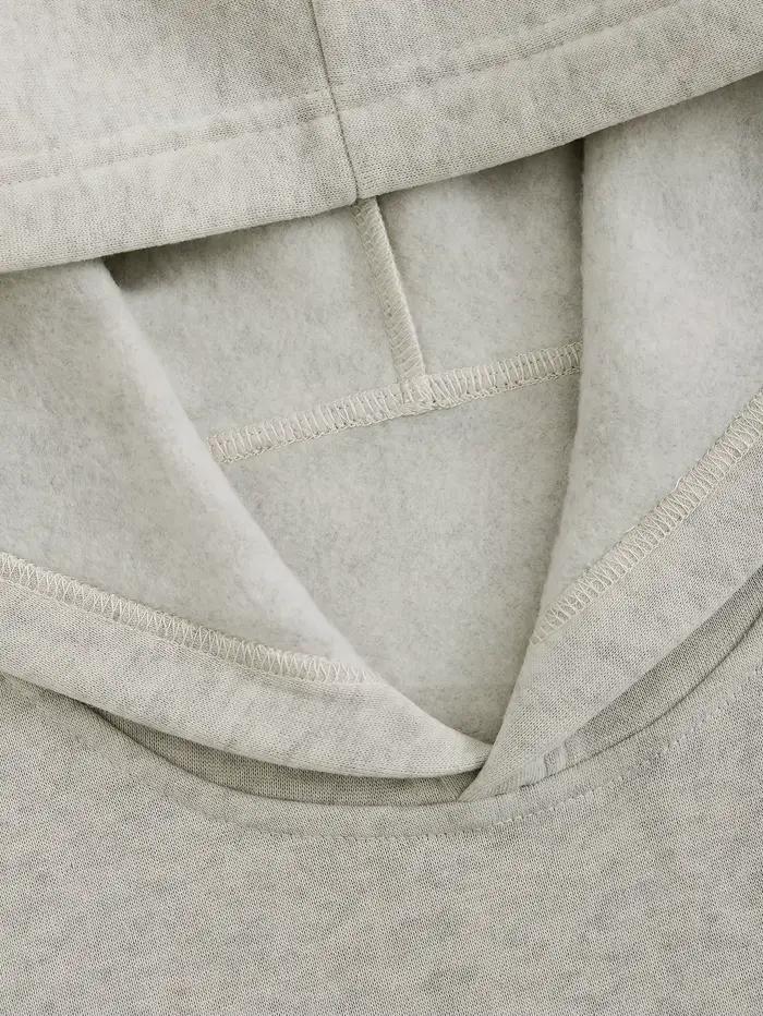 Sweat-shirt à capuche imprimé nœud pour femme