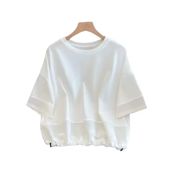 T-shirt d'été 2025 pour femme à manches courtes