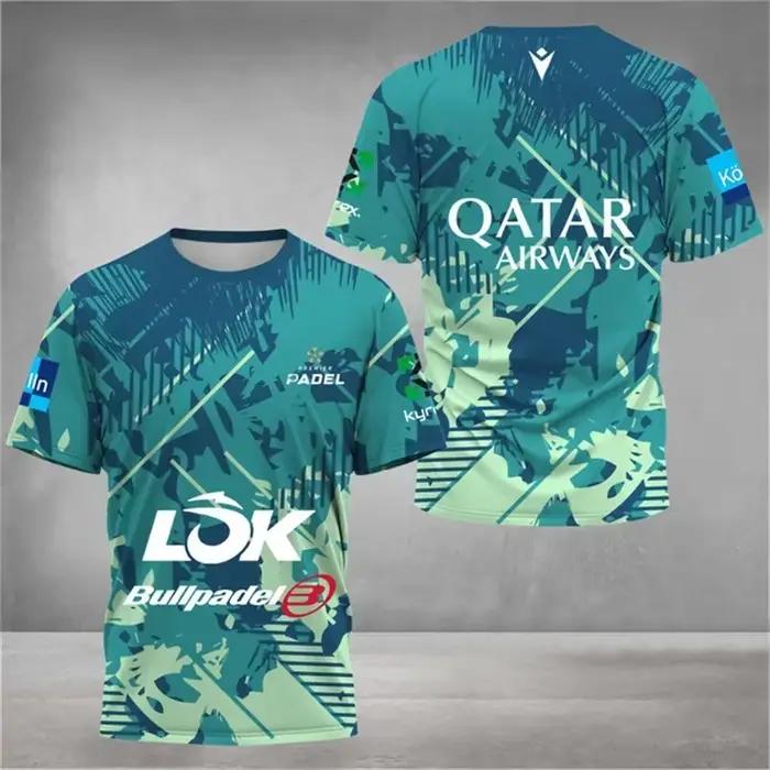 Nouveau T-shirt de tennis pour homme à séchage rapide